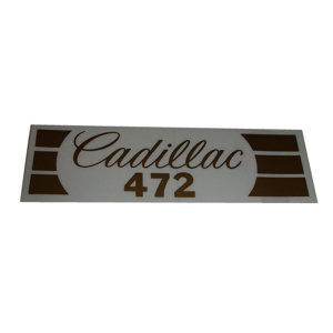 Air Cleaner "472" Decal - On Snorkel