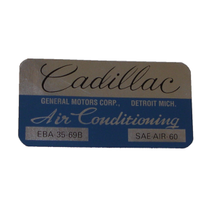 Air Conditioner Evaporator Box Decal