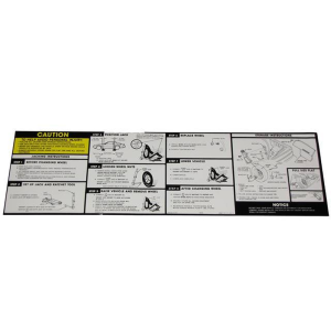 Jack Instructions Decal