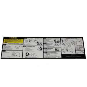 Jack Instructions Decal