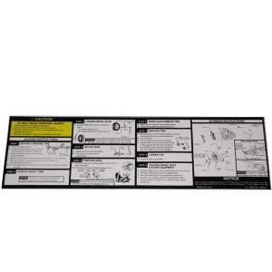 Jack Instructions Decal