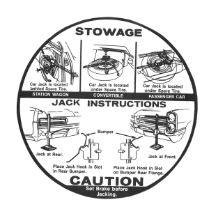 Jack Instructions Decal