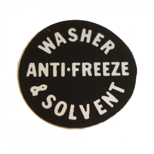 Windshield Washer Bottle Cap Decal