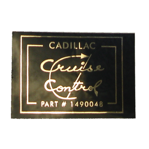 Cruise Control Decal