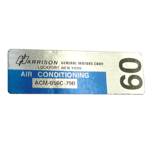 Air Conditioner Evaporator Box Decal