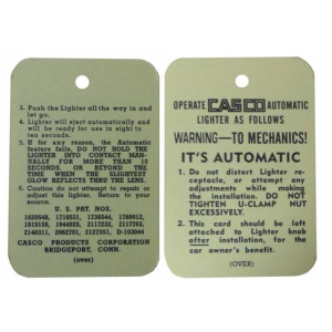 Tag - Lighter Instructions