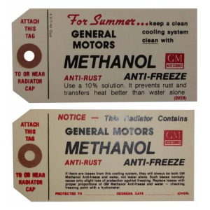 Methanol Antifreeze Tag