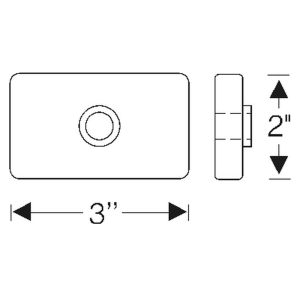 Rubber The Right Way - Body Mounting Pad - 3" X 2" - Image 2