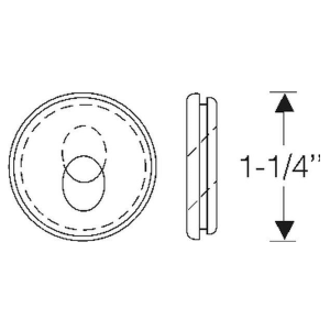 Parking Brake Cable Through Firewall Grommet