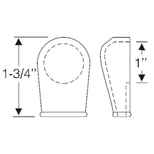 Bumper - Cap - Folding Pillar to Side Roof Rail Link