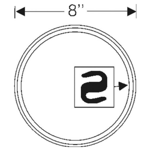 Headlight Door To Lens Ring Seal - Double Lip Style