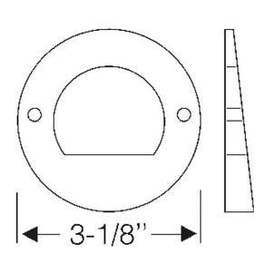 Back-Up Light Mounting Bracket Seat