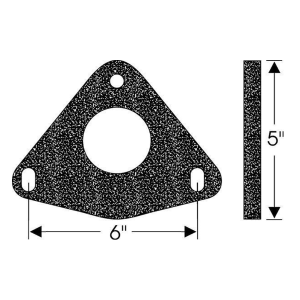 Steering Column Lower Mounting Frame Gasket
