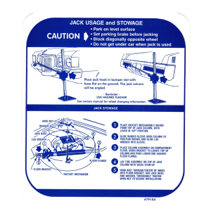 Jack Stowage And Use Decal