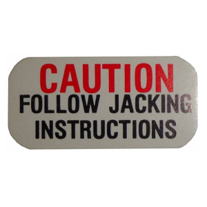 Jack Base "Caution" Tag