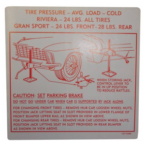 Jack Instructions Decal