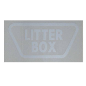 Litter Box Decal