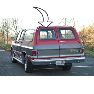 Rear Barn Door  Cargo Door Window Seal