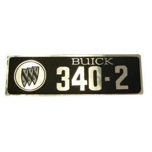 Valve Cover Decal - 340-2