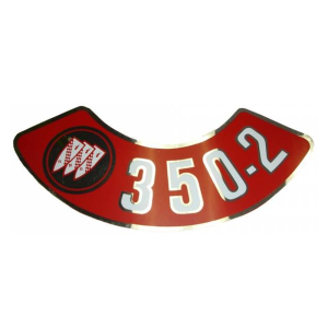 Air Cleaner Decal - 350-2V