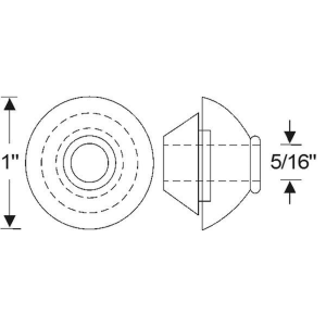Cowl Drain Gutter Hose Grommet