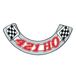 Air Cleaner Decal - 421 H.O.