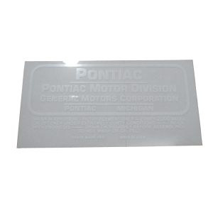 Air Cleaner Service Instructions Decal - Oil Bath